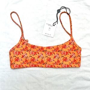 NWT Skatie Hanalei Floral Bikini Top (S)